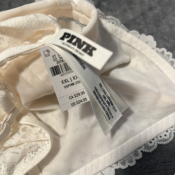 PINK (Victoria’s Secret) White/Cream Bralette - Picture 5 of 5